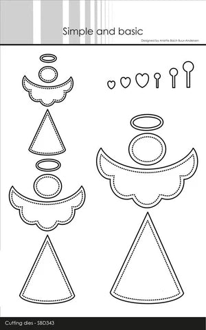Simple and Basic Die  Angels 2 stk engle