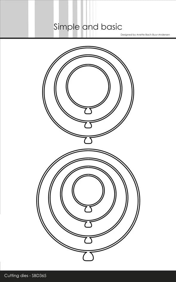 Simple and Basic die "Round Balloons" SBD365