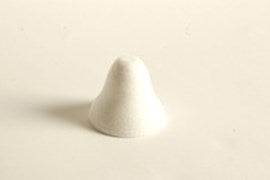 Styropor massiv klokke 3,5 cm 10 stk i pose