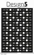 Design5 stencil med cirkler