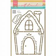 Marianne Design Masking Stencil A5 Gingerbread House (PS8132) honnigkage hus