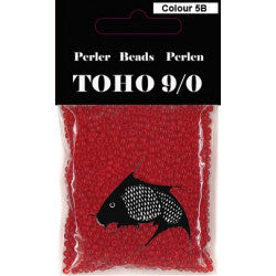 TOHO perler 9/0 40g farve 5B rød UDSOLGT