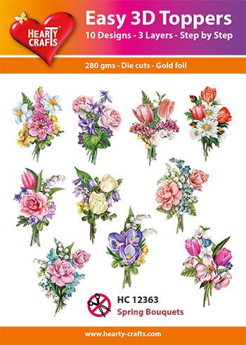 Toppers 3D Spring Bouquets hc12363