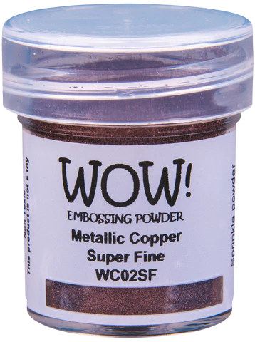 WOW embossing powder Metallic Copper Super Fine WC02SF 15 ml