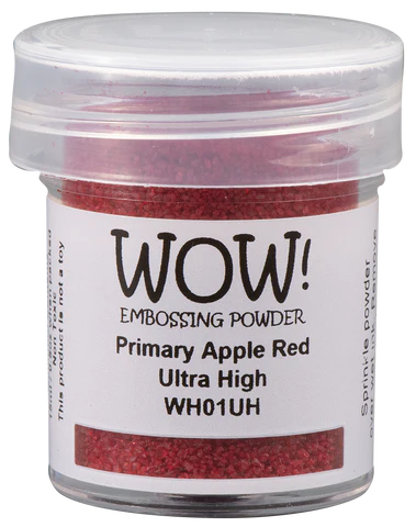 WOW embossing powder Primary Apple Red Ultra High 15 ml