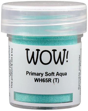 WOW embossing powder Primary Soft Aqua WH65R 15 ml