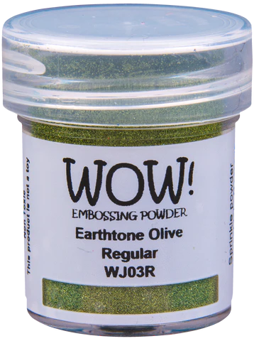 WOW embossing powder Earthtone Olive WJ03R 15 ml