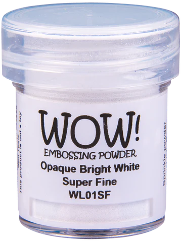 WOW embossing powder Opaque Bright White Super Fine WL01SF 15 ml