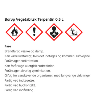 Terpentin Vegetabilsk 0,5 L