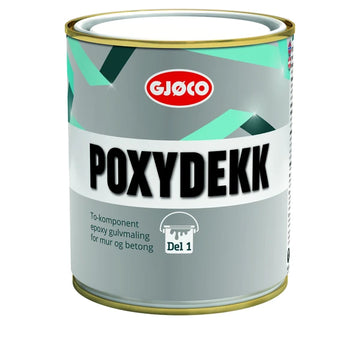 Poxydæk Del 1 Lys Grå  0.9 ltr