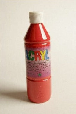 Acryl blank 500 ml   rød