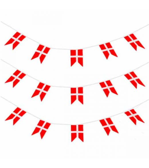 Flagguilande med mini flag 2 x 1,5m
