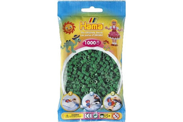 Hama perler 1000stk grøn