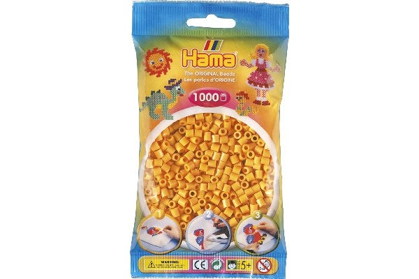 Hama perler midi 1000 stk Peter Plys gul