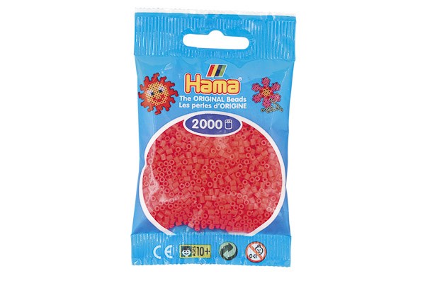 Hama perler mini 2000stk neon cerice