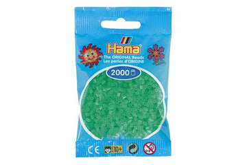 Hama perler mini 2000stk neon grøn