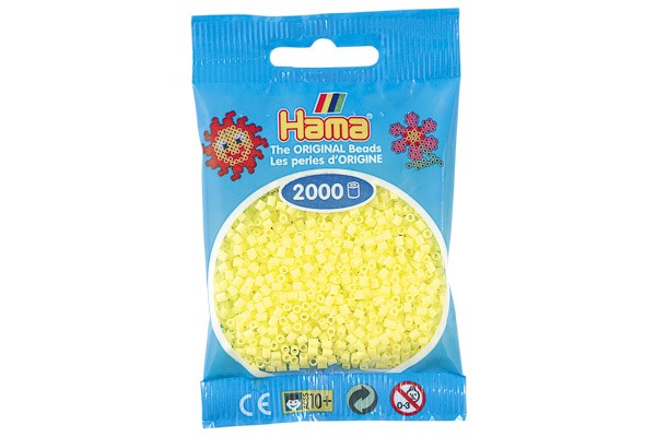 Hama perler minim 2000 stk pastel gul