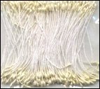 Støvdrager lys gul/creme 1 mm 144 stk